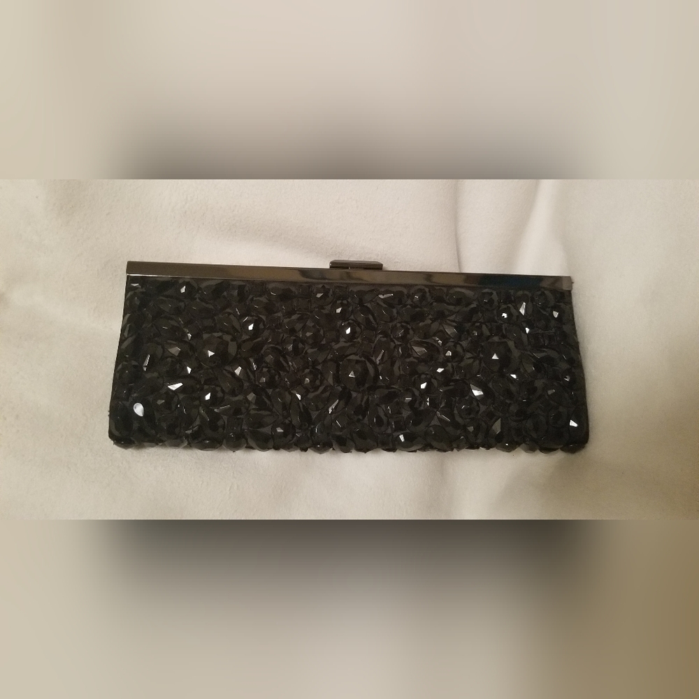 Banana Republic | Black Rhinestone Clutch